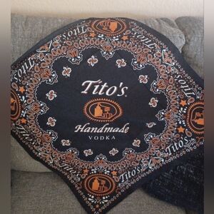 Bandana 21"x21" Featuring Tito's Vodka Brand